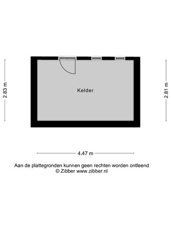 Floorplan - Sint Bavodijk 16, 4504 AA Nieuwvliet