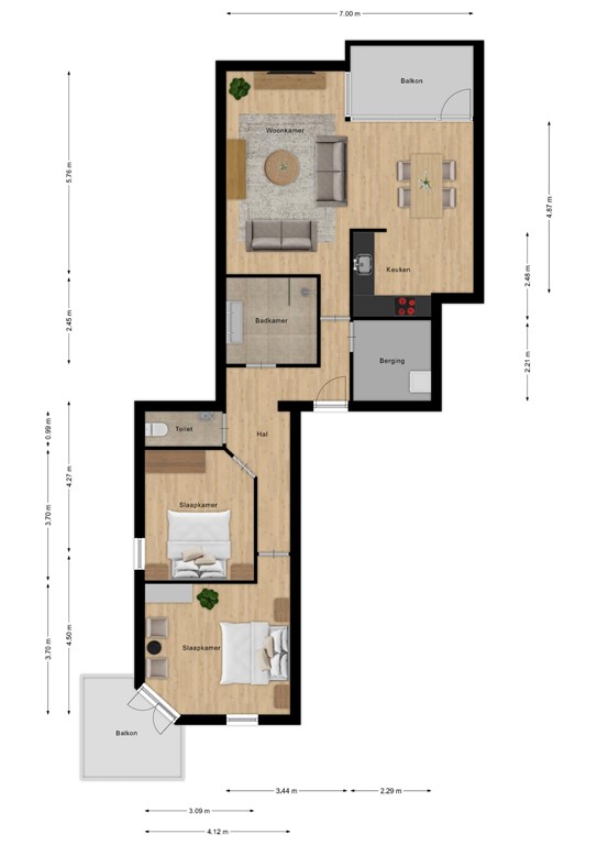 mediumsize floorplan