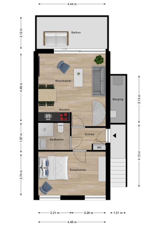 mediumsize floorplan