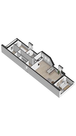 Floorplan - Boulevard de Wielingen 47A301, 4506 JK Cadzand