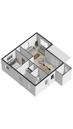 Floorplan - Zandduynen 21, 4506 GN Cadzand