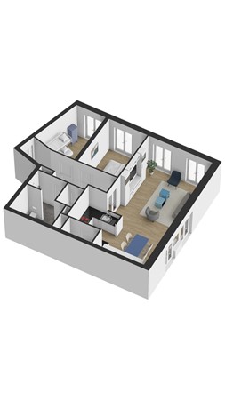 Floorplan - Stijn Albregtsstraat 1-4, 4506 GA Cadzand