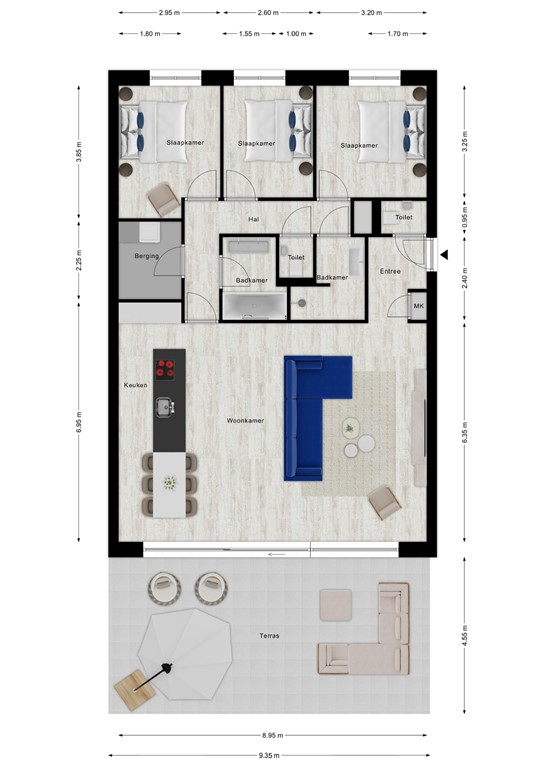 mediumsize floorplan