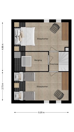 Floorplan - Spaanse Galeien 37, 4525 NR Retranchement
