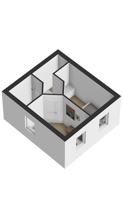 Floorplan - Lamsoor 3B, 4504 RR Nieuwvliet