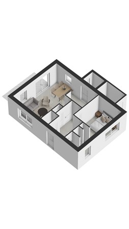 Floorplan - Zeedijk 24-142, 4504 PN Nieuwvliet