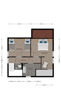 Floorplan - Laan van Cavelot 18, 4506 GB Cadzand