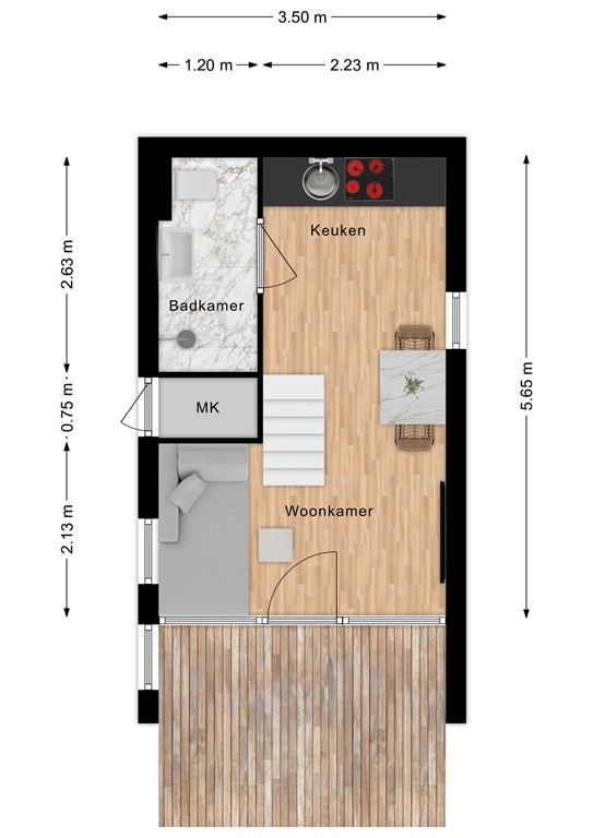 mediumsize floorplan