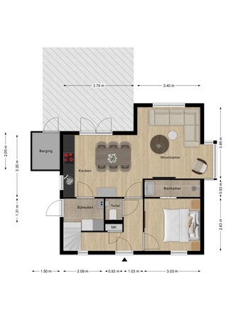 Floorplan - Laan van Cavelot 4, 4506 GB Cadzand