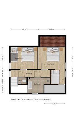 Floorplan - Laan van Cavelot 4, 4506 GB Cadzand