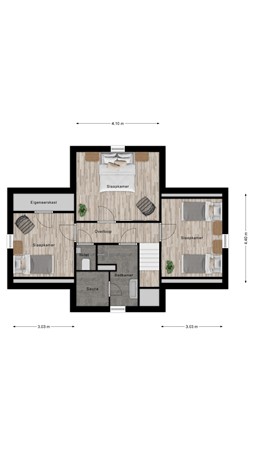 Floorplan - Duinstruweel 18, 4506 GT Cadzand