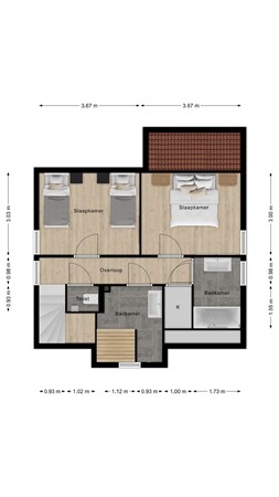 Floorplan - 'T Lage Duyn 26, 4506 GP Cadzand