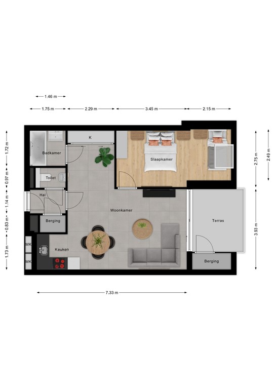 mediumsize floorplan