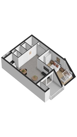 Floorplan - Boulevard de Wielingen 47A302, 4506 JK Cadzand