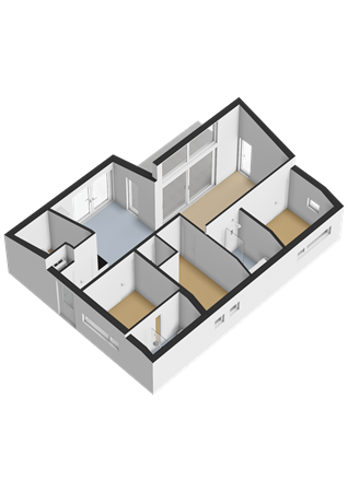 Floorplan - Nieuwesluisweg 1A732, 4511 RG Breskens