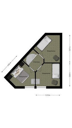 Floorplan - Liguster 77, 4504 RT Nieuwvliet