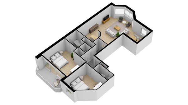 Floorplan - Boulevard de Wielingen 88-007, 4506 JL Cadzand