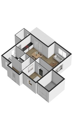 Floorplan - 'T Lage Duyn 36, 4506 GP Cadzand