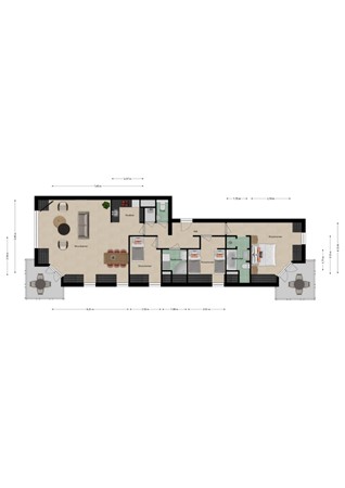 Floorplan - Boulevard de Wielingen 55-024, 4506 JL Cadzand