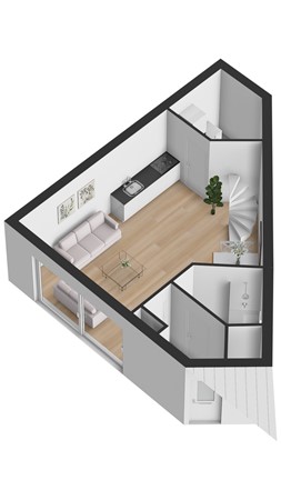 Floorplan - Liguster 50, 4504 RS Nieuwvliet