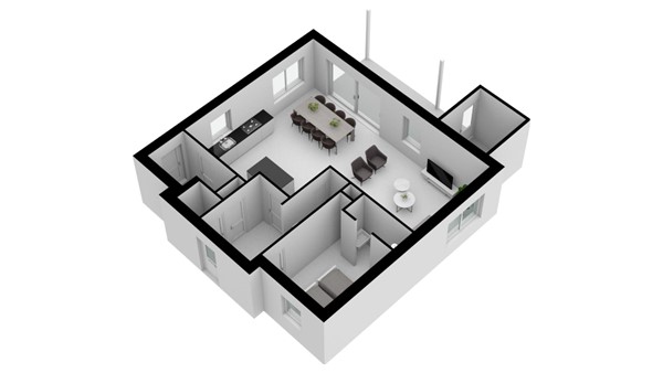 Floorplan - Zeedijk 24-396, 4504 PN Nieuwvliet