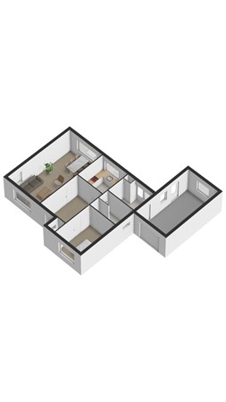 Plattegrond - Kanaalweg 1A, 4506 KN Cadzand - 3D_BeganeGrond.jpg