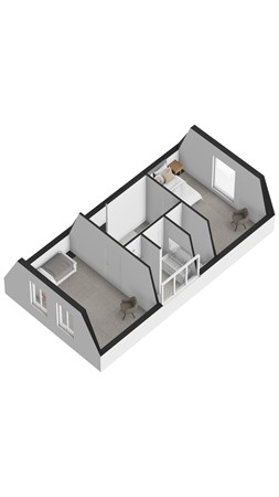 Plattegrond - Dorpsstraat 6, 4525 AH Retranchement - 3D_1eVerdieping.jpg