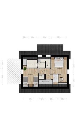 Plattegrond - Zeedijk 24-170, 4504 PN Nieuwvliet - 1eVerdieping.jpg