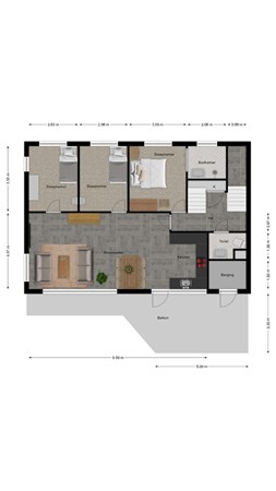 Plattegrond - Mr. P.C. Hennequinlaan 13, 4506 JP Cadzand - 189431404_mr_pc_henneq_1e_verdieping_first_design_20260914_bf16c5.jpg