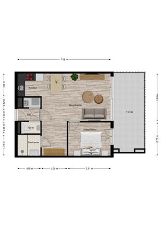 Plattegrond - Boulevard de Wielingen 47A103, 4506 JK Cadzand - 189288622_boulevard_de_wi_appartement_first_design_20260908_e08e21.jpg