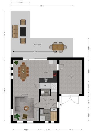 Plattegrond - Badhuisweg 1P, 4506 BA Cadzand - 107390910_badhuisweg_1p_begane_grond_first_design_20260917_29d5bb.jpg
