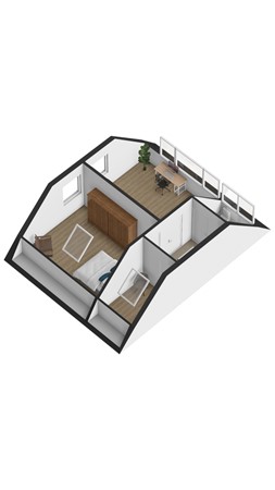 Plattegrond - De Stelle 21, 4506 BE Cadzand - 3D_1eVerdieping.jpg