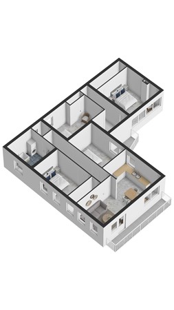 Plattegrond - Mr. P.C. Hennequinlaan 21, 4506 JR Cadzand - 3D_1eVerdieping.jpg