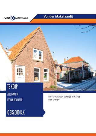 Brochure preview - Zeestraat 14, 1779 AK DEN OEVER (1)