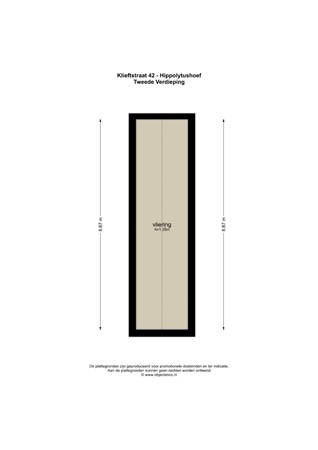 Floorplan - Klieftstraat 42, 1777 GD Hippolytushoef