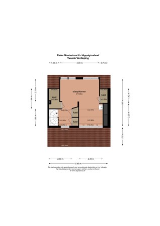 Floorplan - Pieter Maatsstraat 6, 1777 AP Hippolytushoef