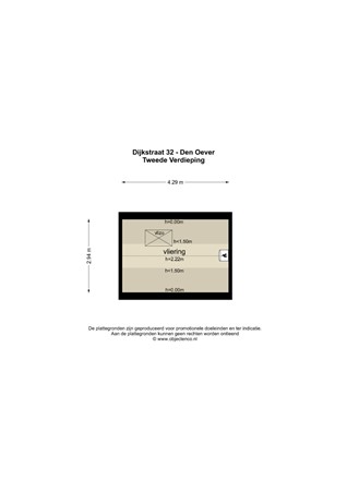 Floorplan - Dijkstraat 32, 1779 CK Den Oever