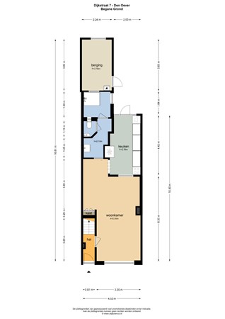 Floorplan - Dijkstraat 7, 1779 CJ Den Oever