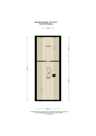 Floorplan - Oosterkruisweg 65, 1779 XN Den Oever