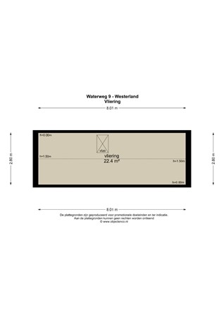 Floorplan - Waterweg 9, 1778 KG Westerland