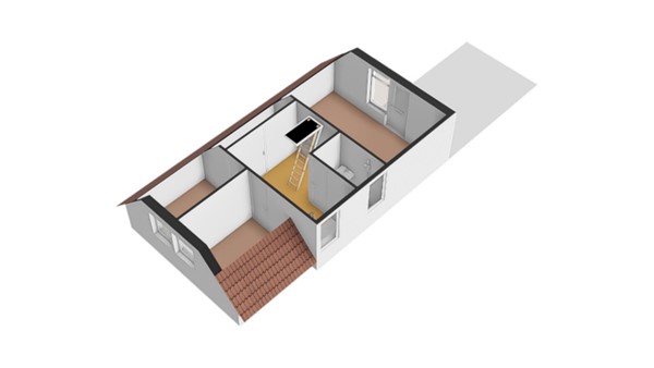 Floorplan - Hofstraat 15, 1779 CA Den Oever