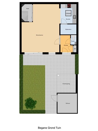 Floorplan - Nijeveenstraat 9, 2545 XV Den Haag