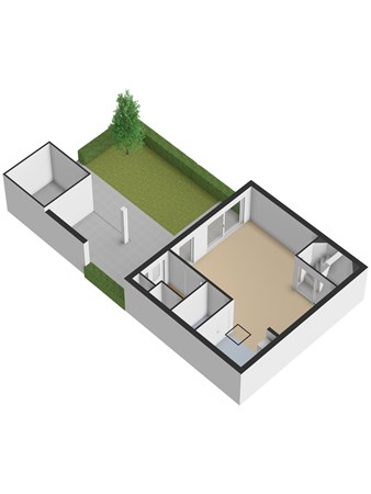 Floorplan - Nijeveenstraat 9, 2545 XV Den Haag