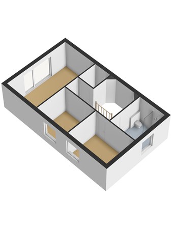 Floorplan - Nijeveenstraat 9, 2545 XV Den Haag