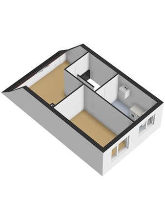 Floorplan - Nadine Gordimerlaan 19, 2553 ZA The Hague