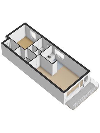 Floorplan - Granaathorst 343, 2592 SZ Den Haag