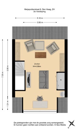 Meijepolderstraat 6, 2493 XC Den Haag - 128589687_meijepolderstra_2e_verdieping_first_design_20221005_4d2983.jpg