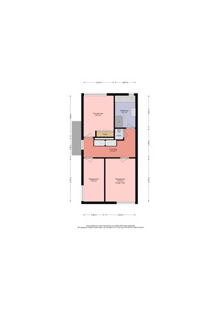 Rietkade 3, 2492 TL Den Haag - Plattegrond 1e verdieping Rietkade 3 - Den Haag.jpeg