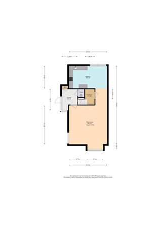 Rietkade 3, 2492 TL Den Haag - Plattegrond begane grond Rietkade 3 - Den Haag.jpeg