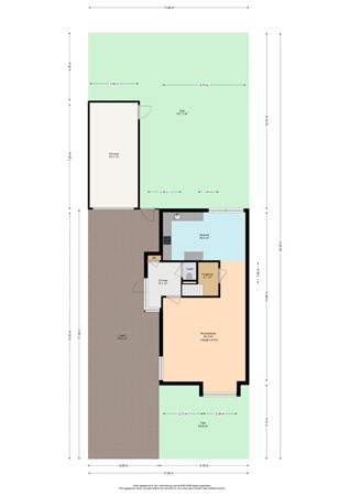 Rietkade 3, 2492 TL Den Haag - Plattegrond begane grond perceel Rietkade 3 - Den Haag.jpeg